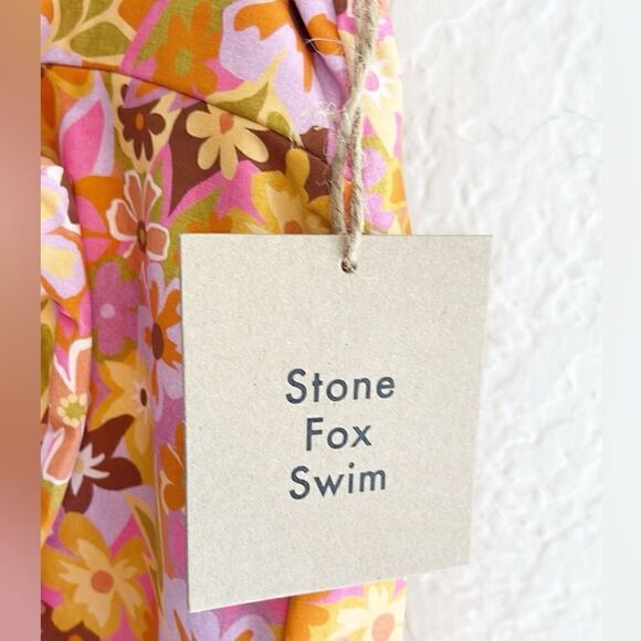 Stone Fox Swim Selma Sarong In Retro Pop Size XL. NWT - Picture 7 of 7